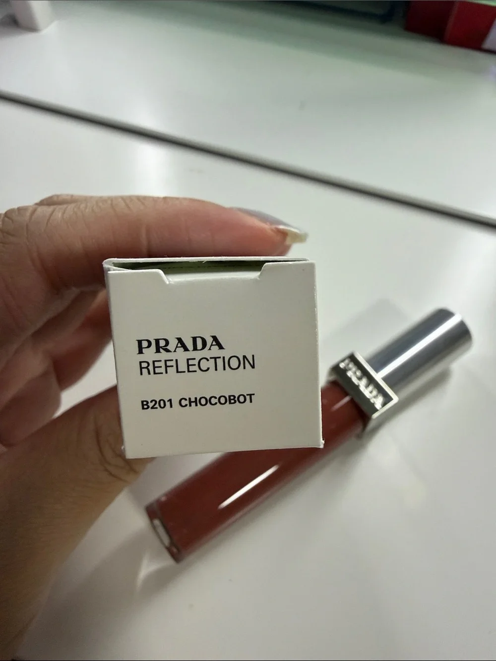 Prada Lip Gloss Prada Reflection Chocobot